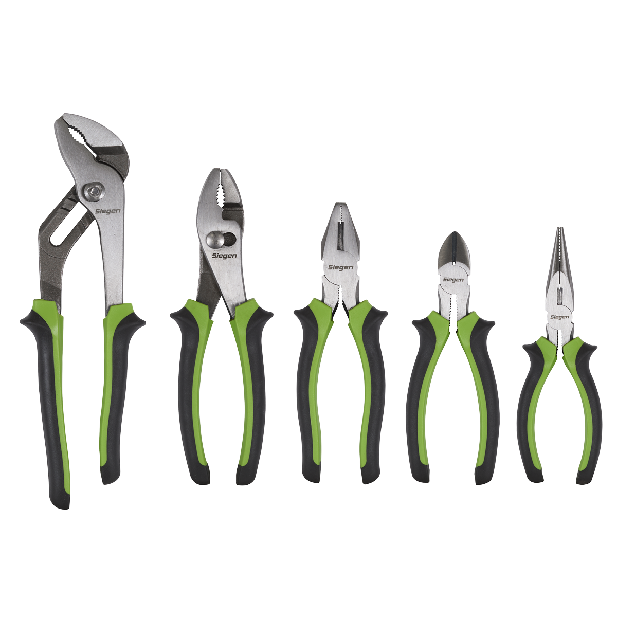 Comfort Grip Pliers Set 5pc