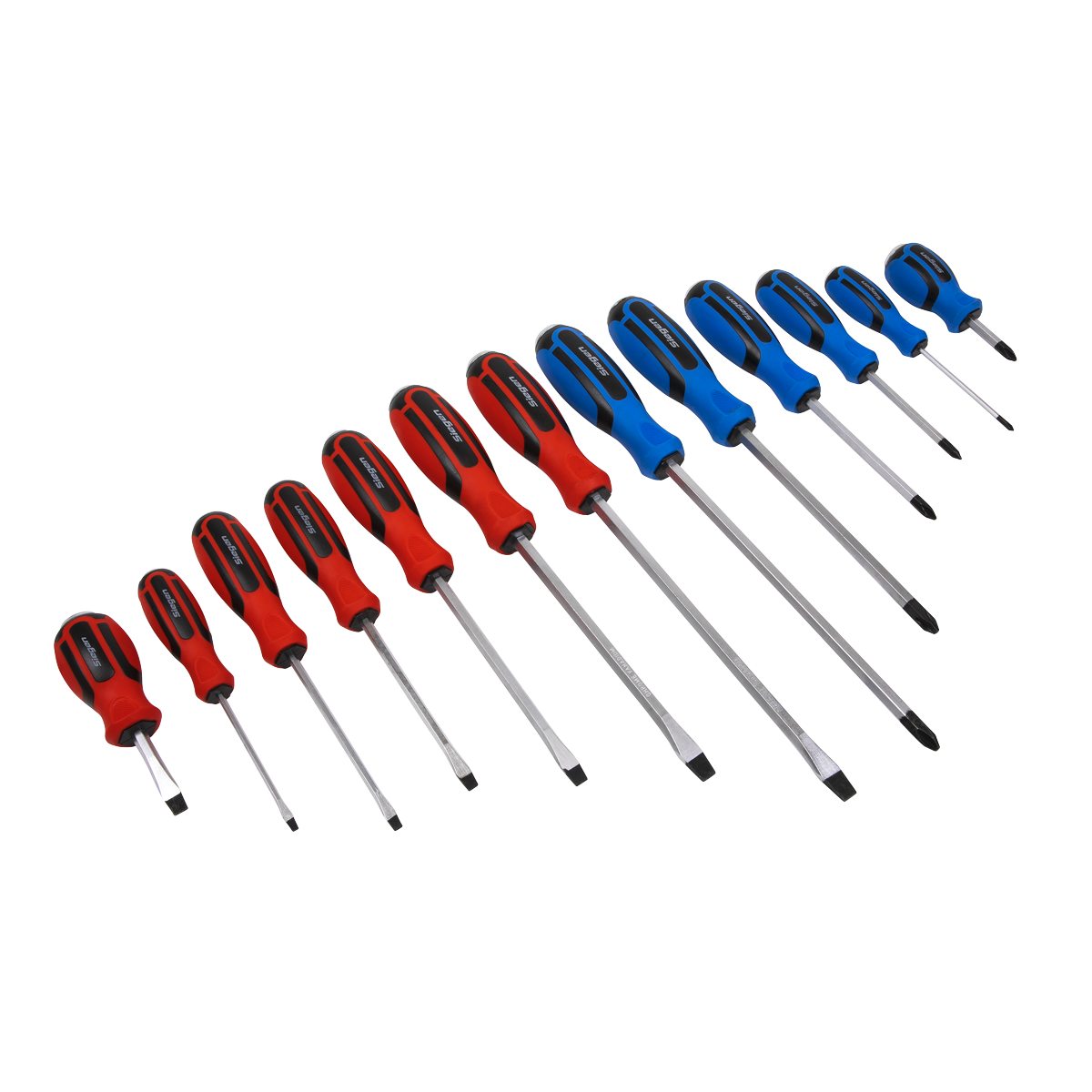 Siegen Hammer-Thru Screwdriver Set 13pc