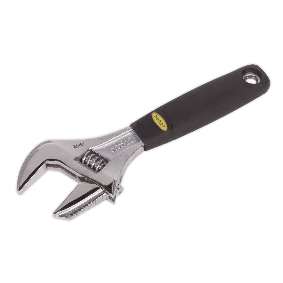 Siegen Adjustable Wrench with Extra-Wide Jaw Capacity 200mm
