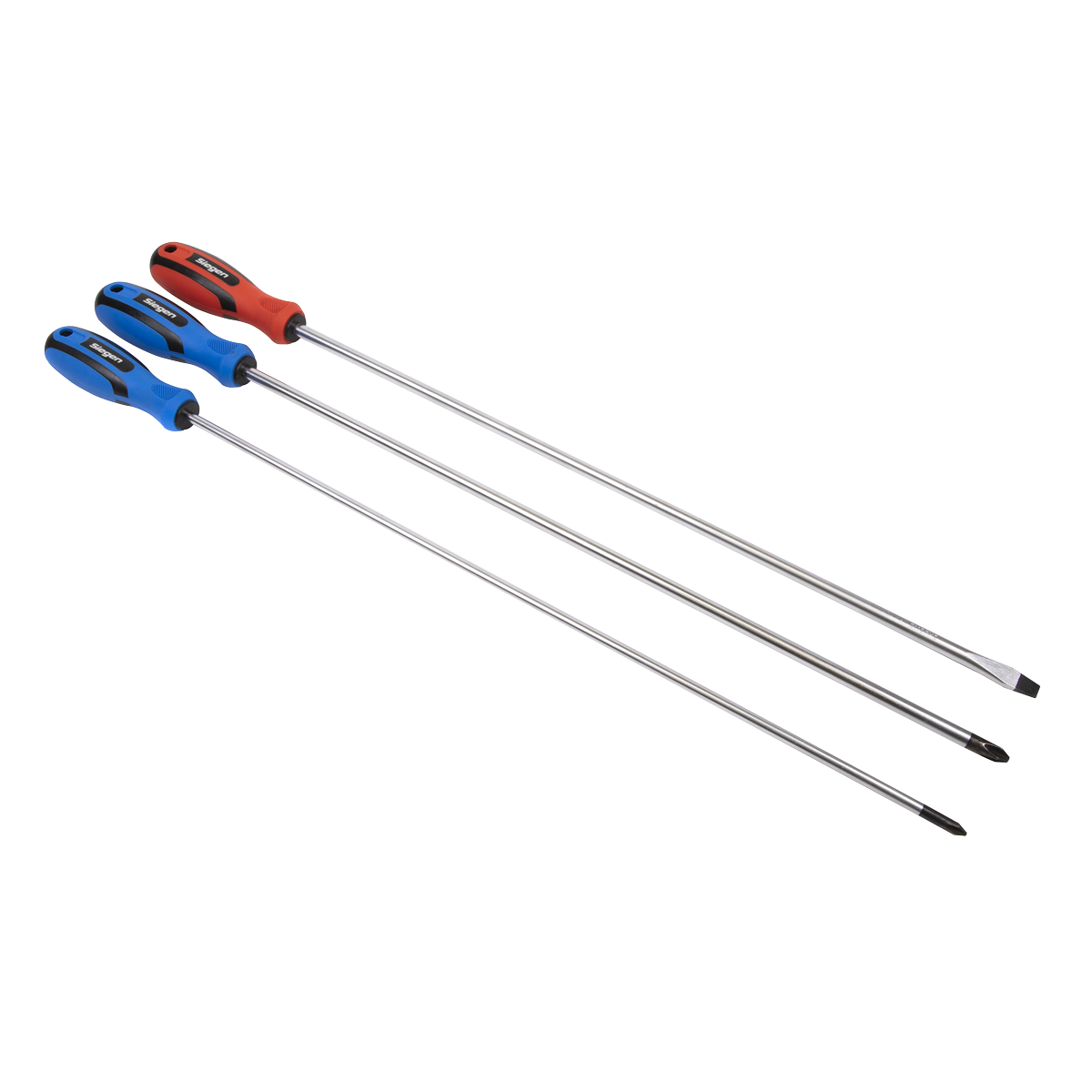 Siegen Extra-Long Screwdriver Set 3pc