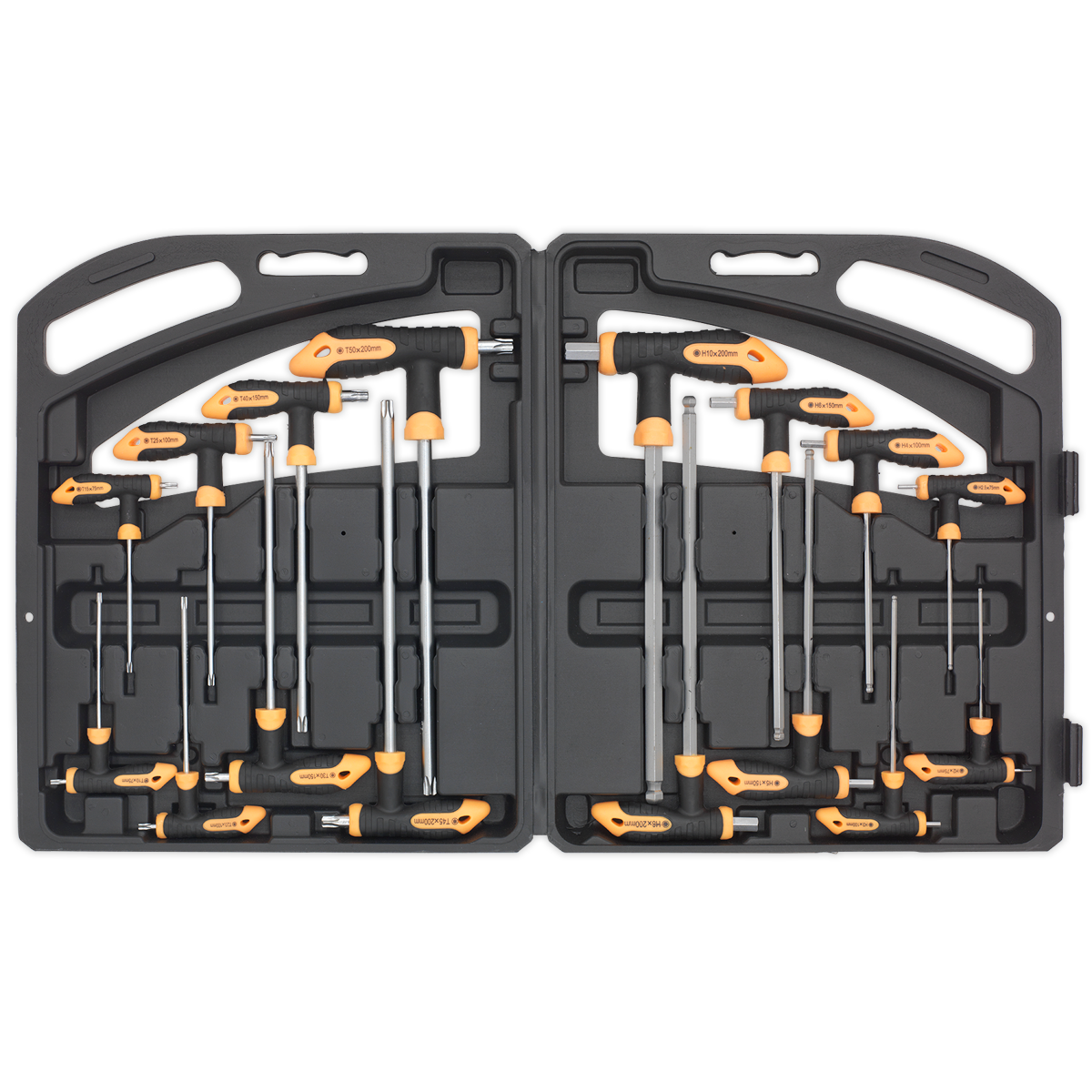 Siegen T-Handle TRX-Star* & Hex Key Set 16pc