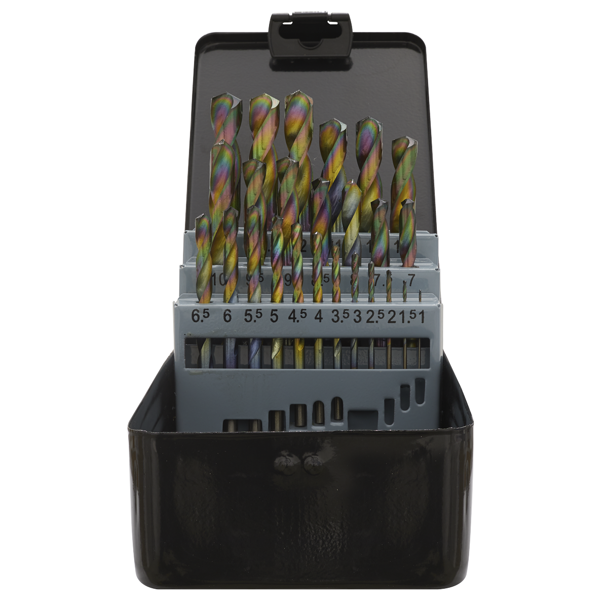 Siegen HSS Edge Ground Drill Bit Set 25pc - DIN 338