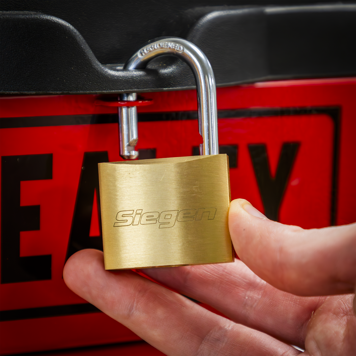 Siegen Brass Body Padlock with Brass Cylinder Keyed Alike - Pack of 4