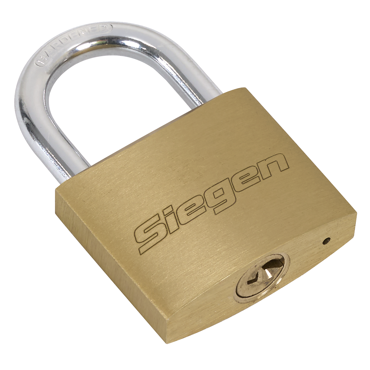 Siegen Brass Body Padlock with Brass Cylinder Keyed Alike - Pack of 4