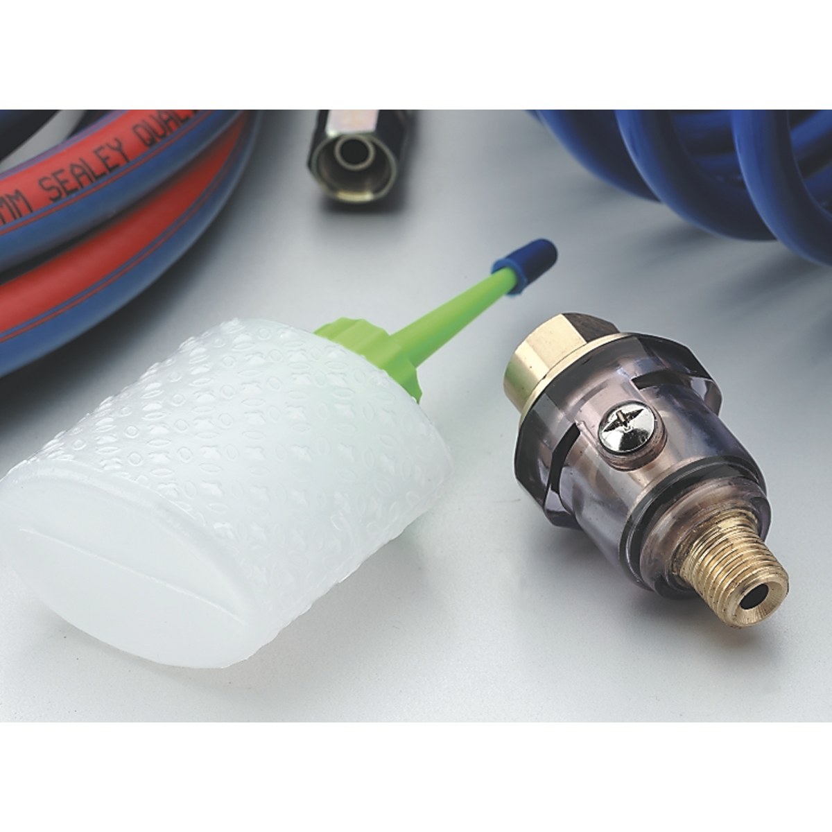 1/4"BSP Mini In-Line Air Tool Oiler with Filler