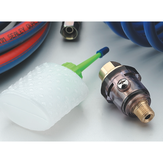 1/4"BSP Mini In-Line Air Tool Oiler with Filler