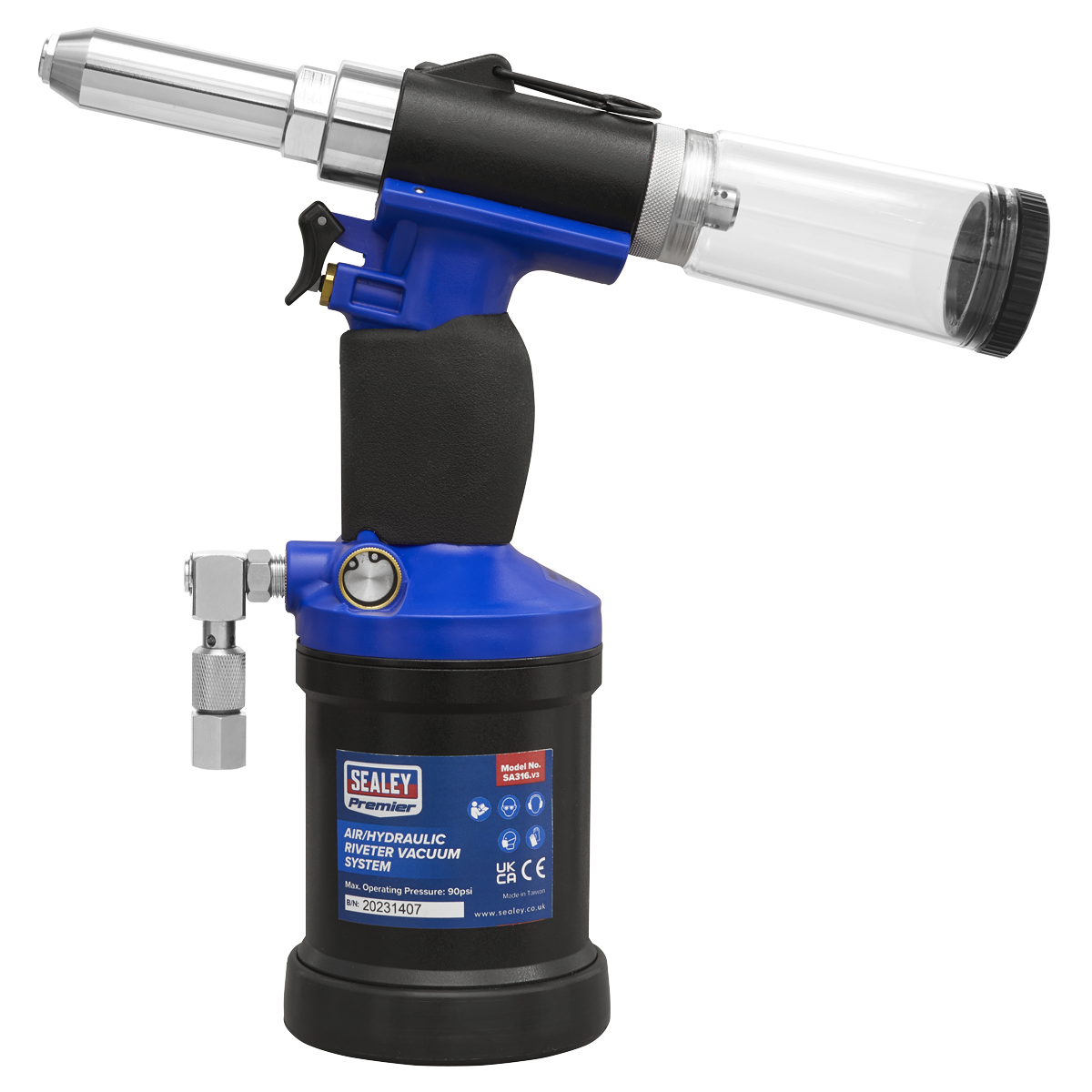 Air/Hydraulic Riveter Vacuum System