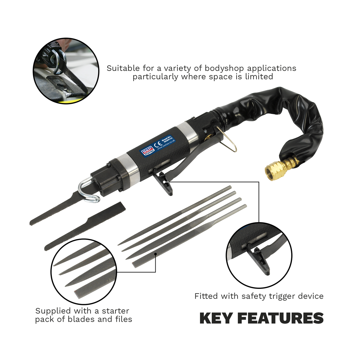 Premier Mini Reciprocating Air Saw/Needle File