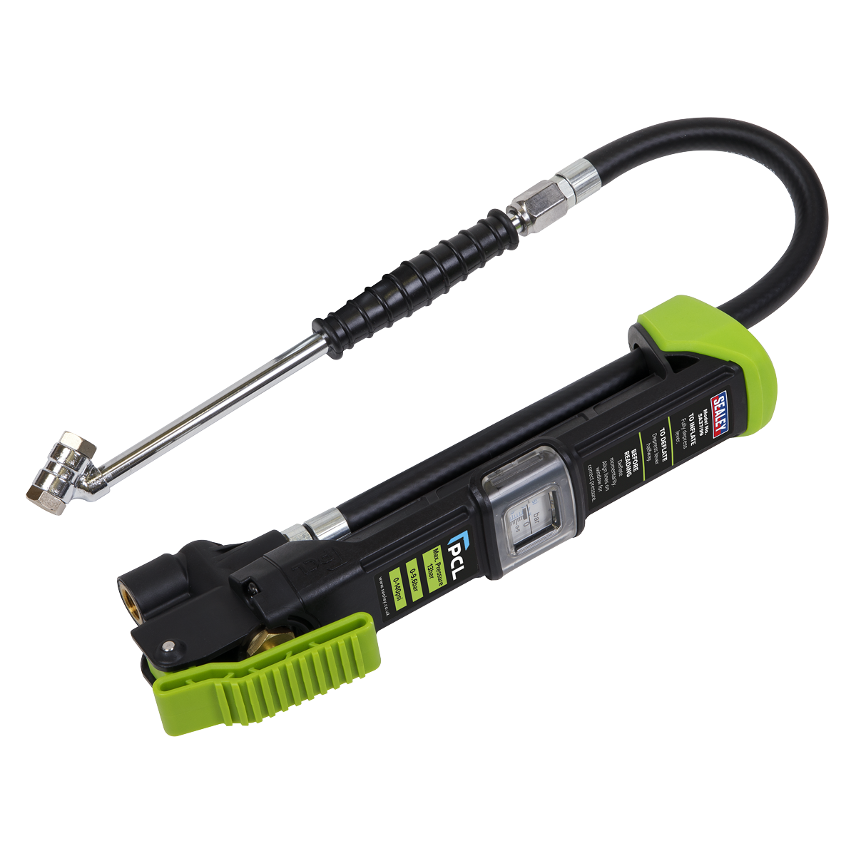 PCL Airlite Eco Tyre Inflator with Twin Push-On Connector