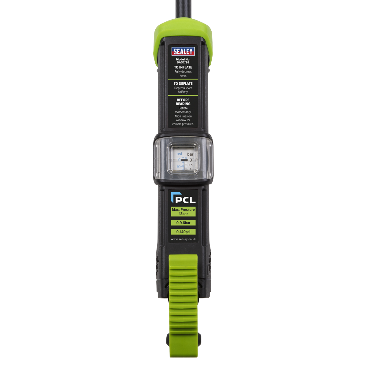 PCL Airlite Eco Tyre Inflator with Twin Push-On Connector