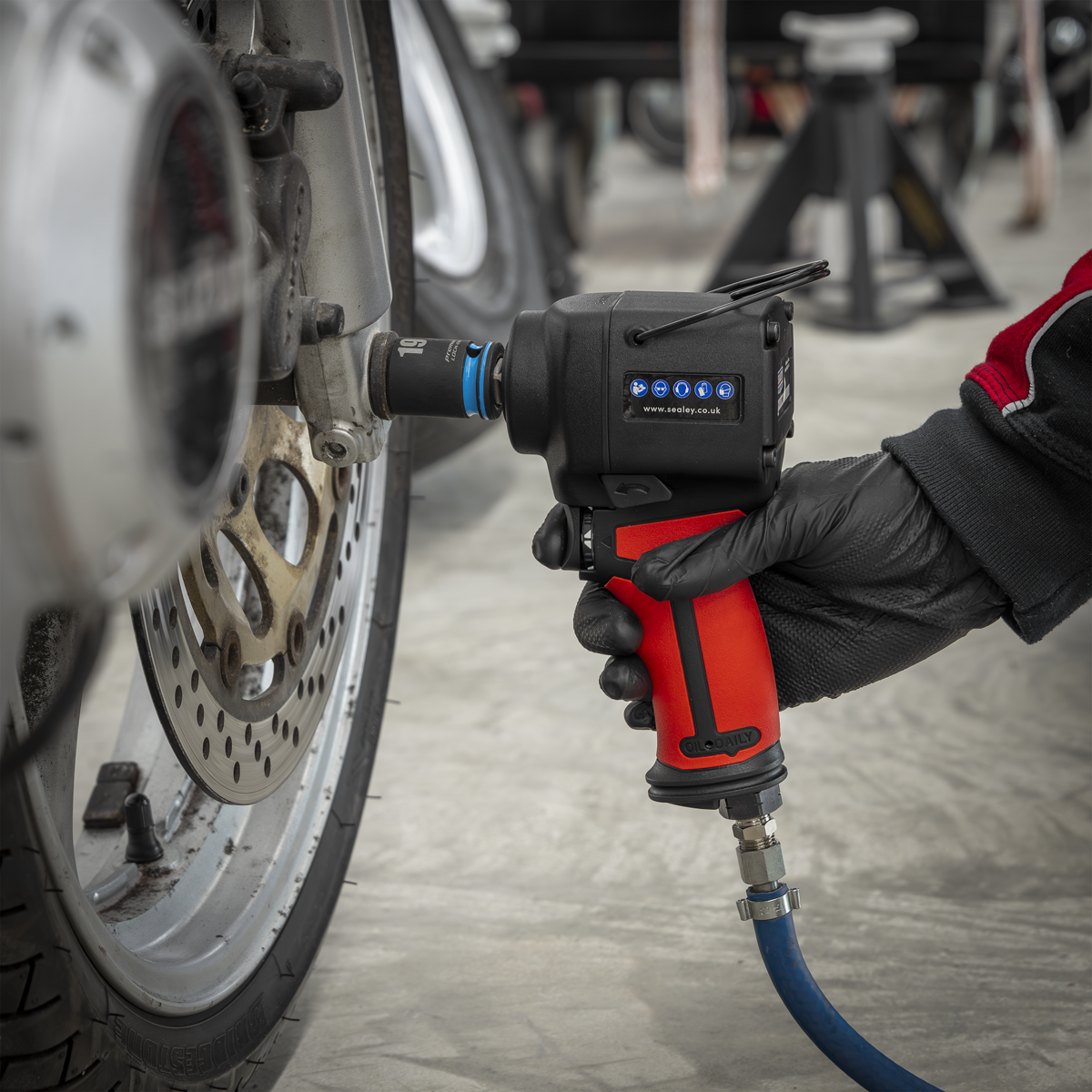 Premier Twin Hammer Stubby Air Impact Wrench 1/2"Sq Drive