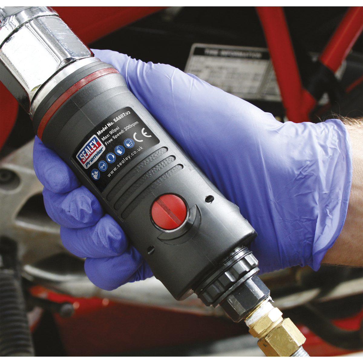 Premier Air Ratchet Wrench 3/8"Sq Drive