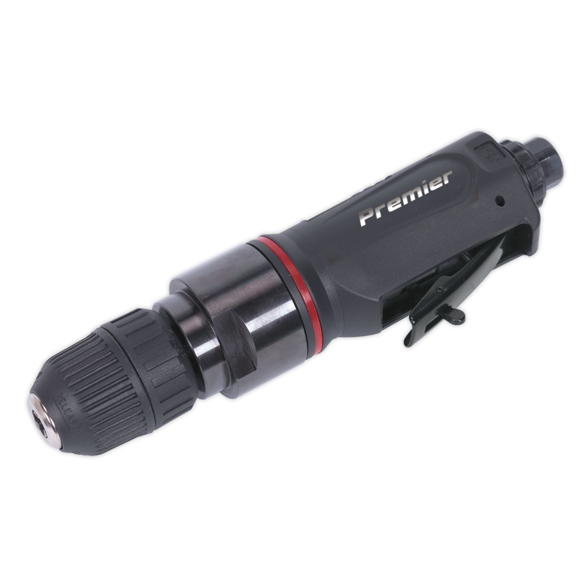 Premier Straight Air Drill 10mm with Keyless Chuck