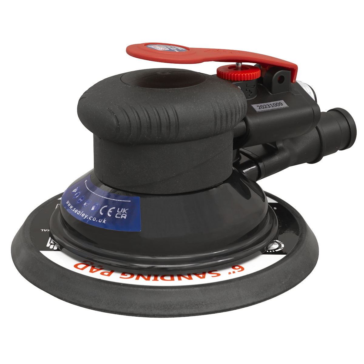 Premier Dust-Free Air Palm Orbital Sander 150mm
