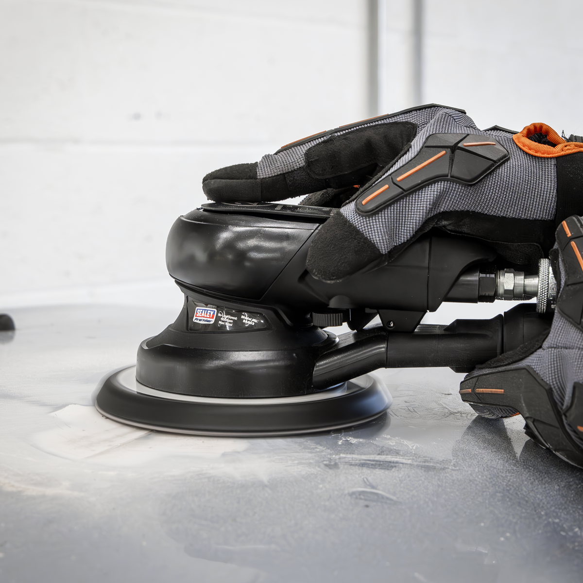 Air Palm Orbital Sander 6" Ø150mm Dust-Free