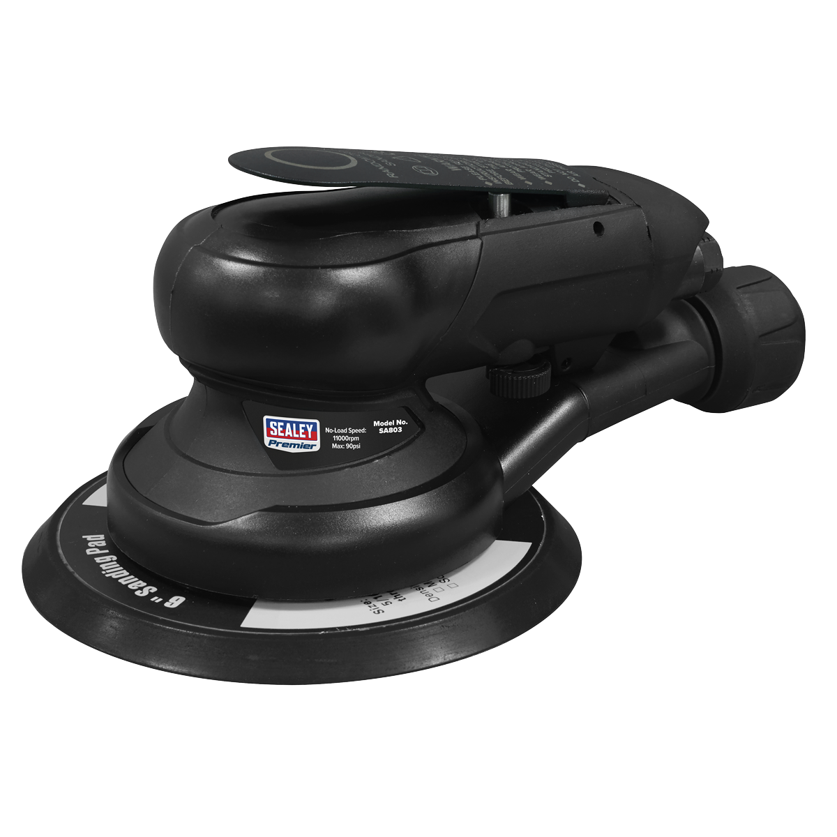 Air Palm Orbital Sander 6" Ø150mm Dust-Free