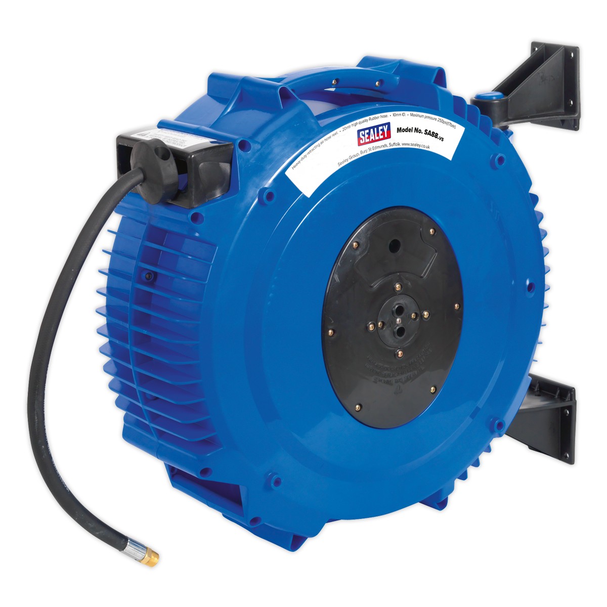 20m Retractable Rubber Air Hose Reel 10mm ID