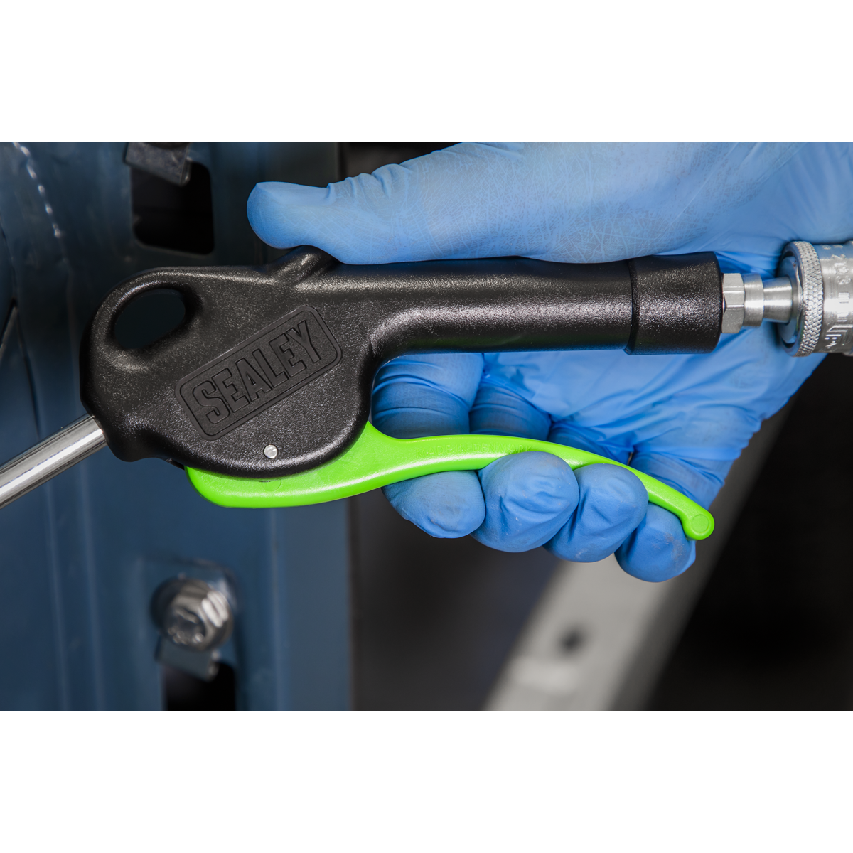 Premier Air Blow Gun with Angled Lance 100mm 1/4"BSP Air Inlet