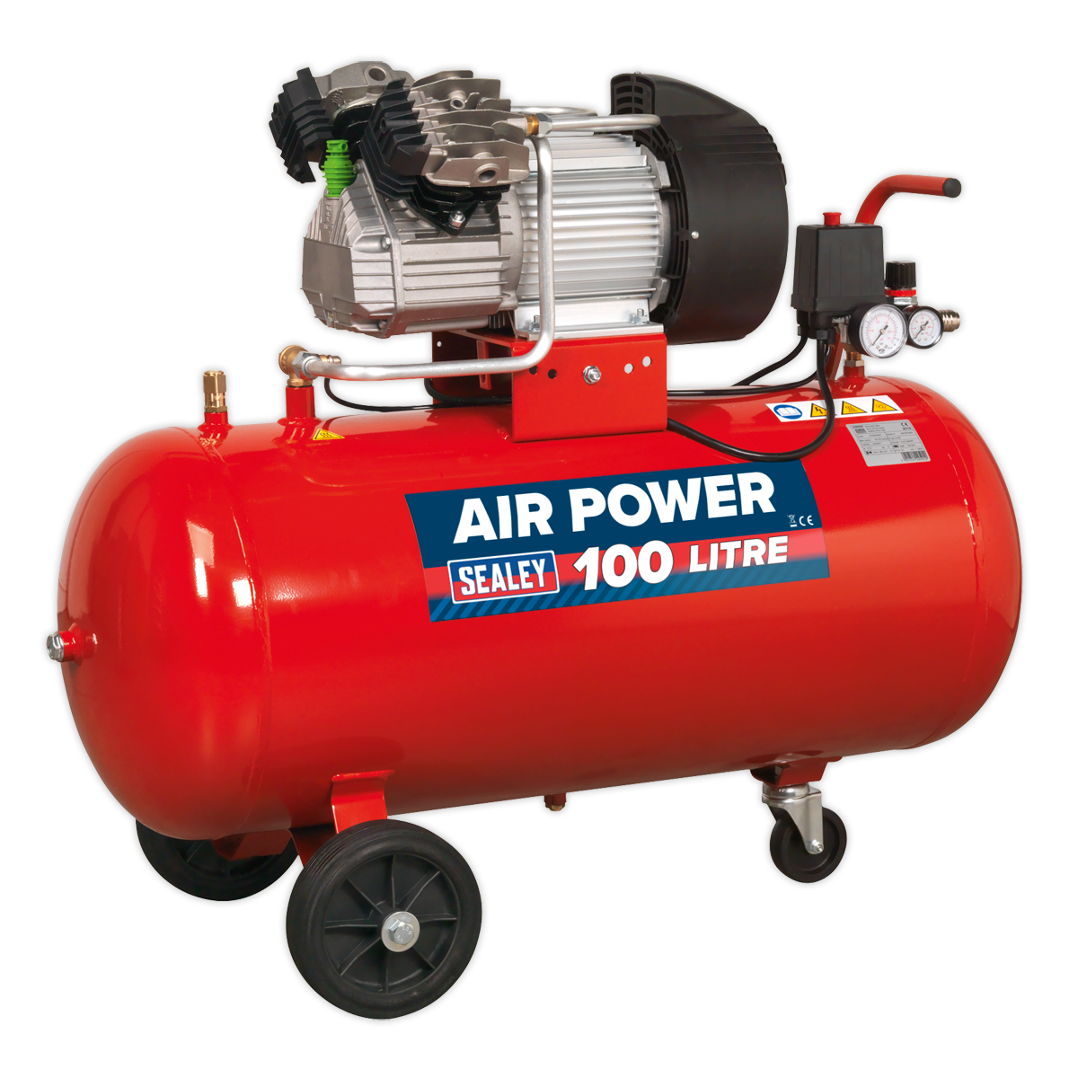 100L V-Twin Direct Drive Air Compressor 3hp