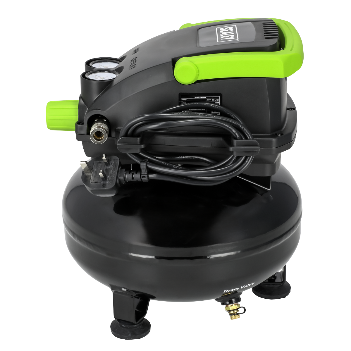 11L Oil Free Direct Drive Air Compressor 0.5hp