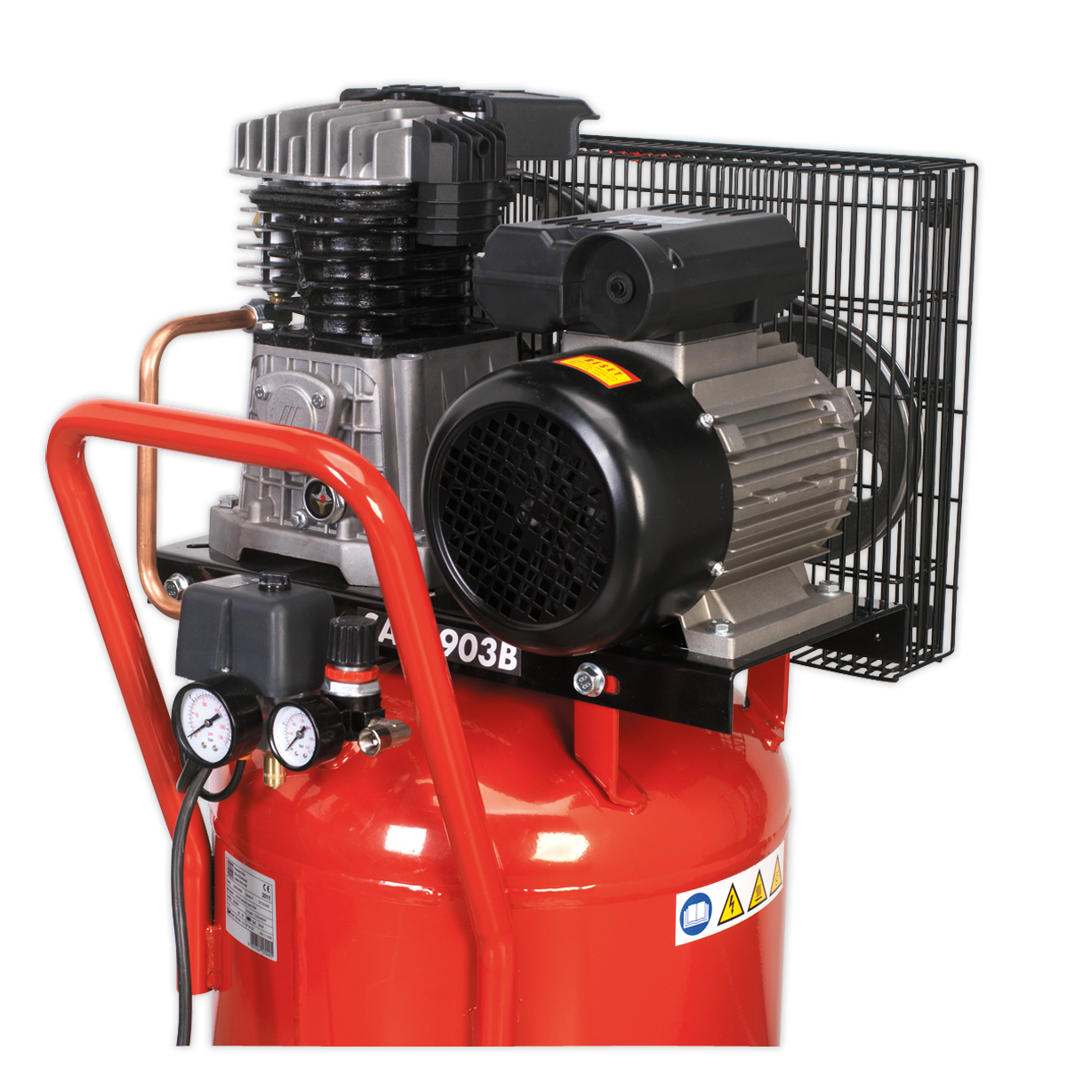 90L Belt Drive Vertical Compressor 3hp