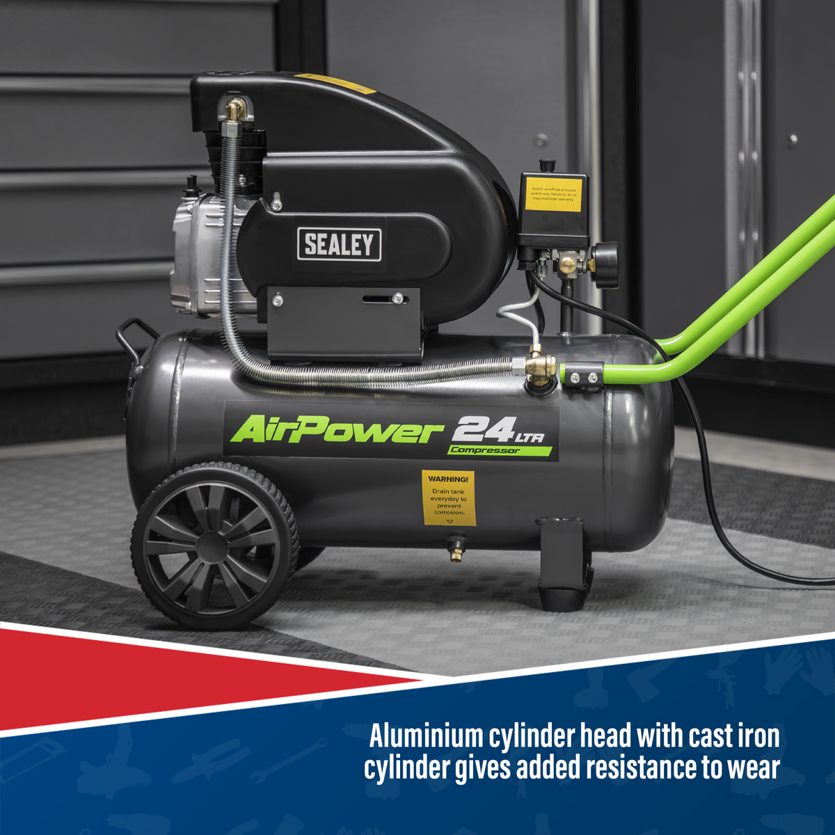 24L Direct Drive Air Compressor 2hp