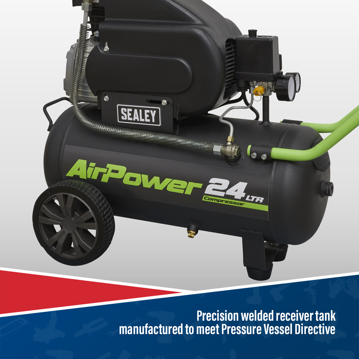 24L Direct Drive Air Compressor 2hp