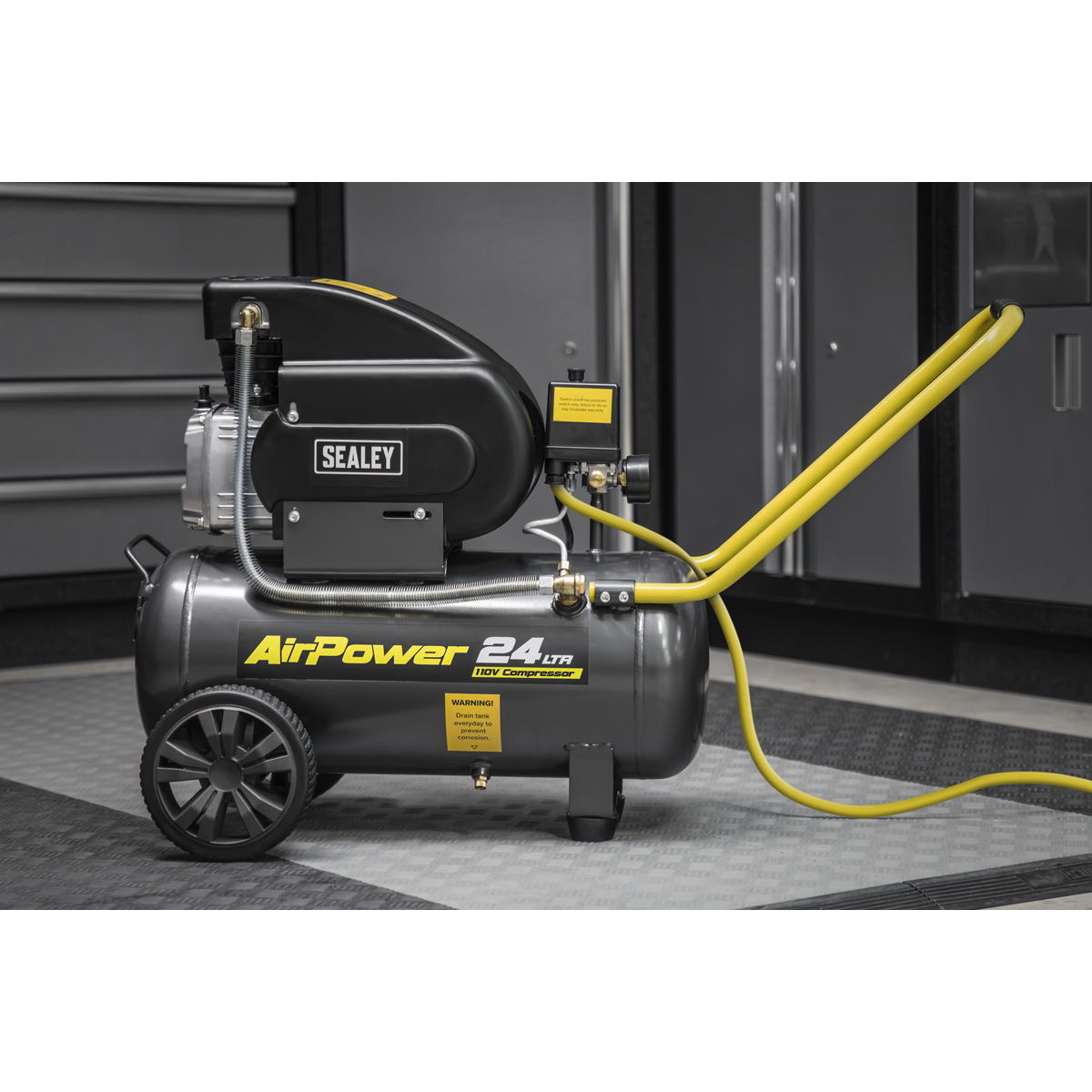 24L Direct Drive Air Compressor 2hp 110V
