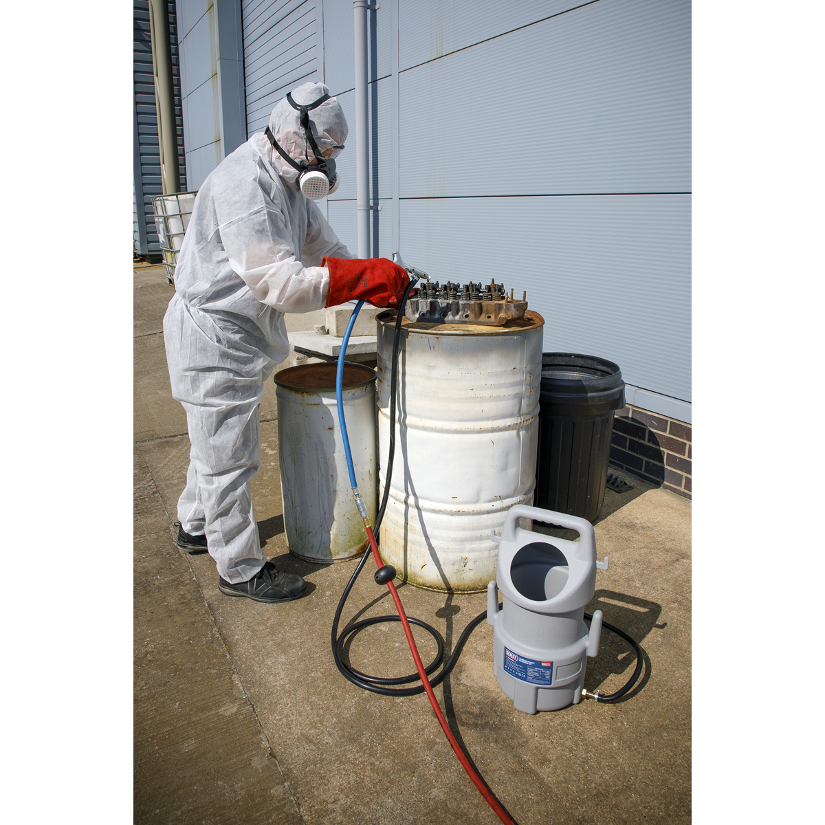 Portable Shot Blasting Kit 22kg Capacity