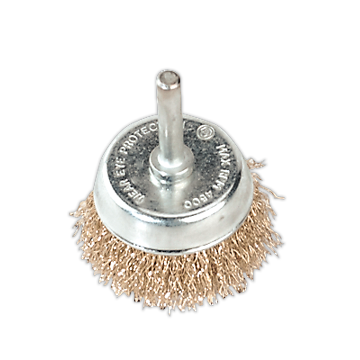 Crimped Wire Cup Brush with 6mm Shaft