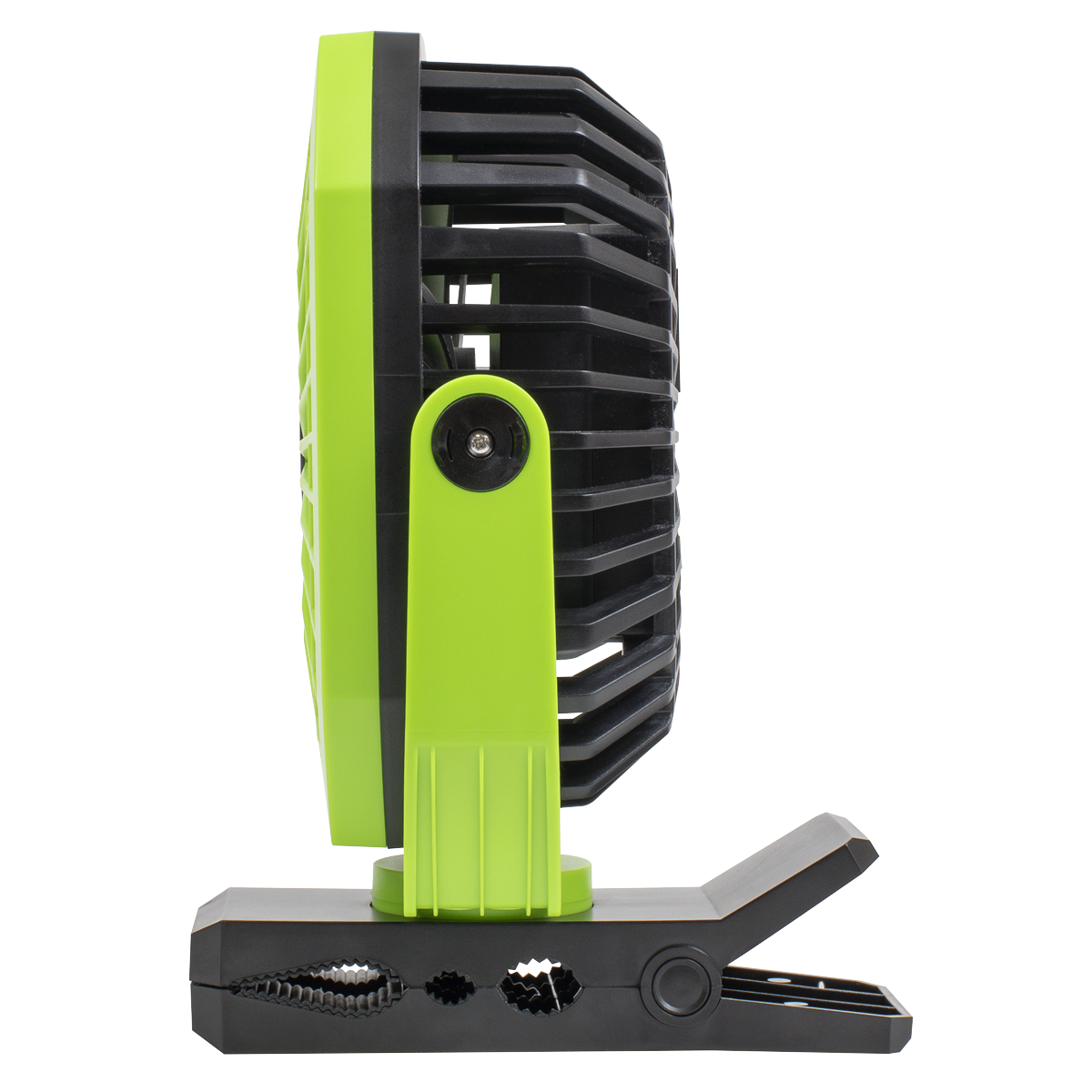 4-Speed Portable Clip Fan with Worklight 8"