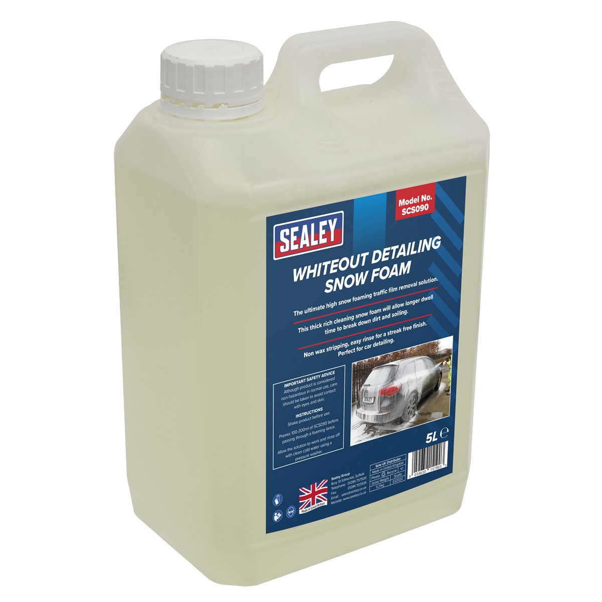 Pressure Washer with Snow Foam 130bar 420L/hr