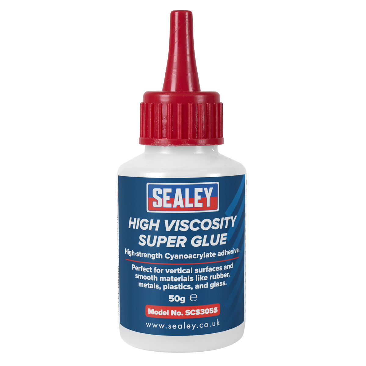High Viscosity Super Glue - Cyanoacrylate Adhesive, Fast-Bonding Formula - 50g - Clear