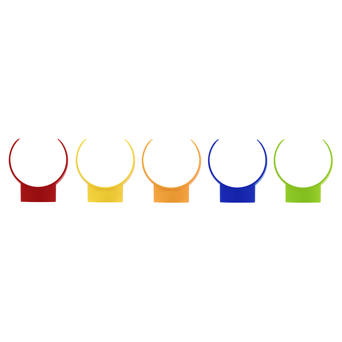 Pressure Sprayer Colour-Coded Caps 5pc