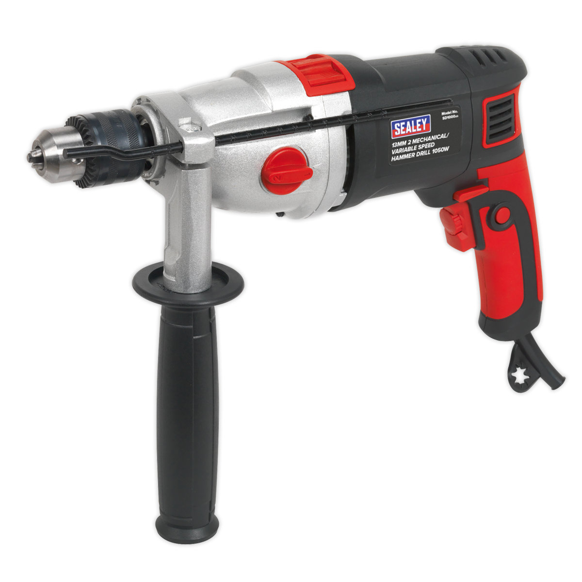 13mm 2 Mechanical/Variable Speed Hammer Drill 1050W/230V