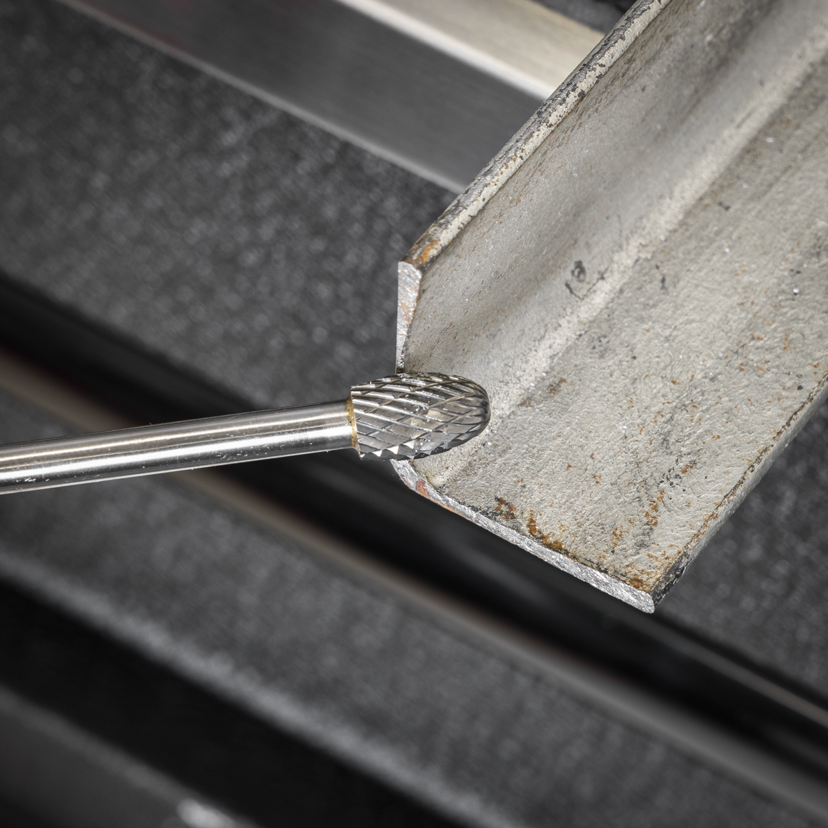 Tungsten Carbide Rotary Burr Extra-Long Oval 10mm