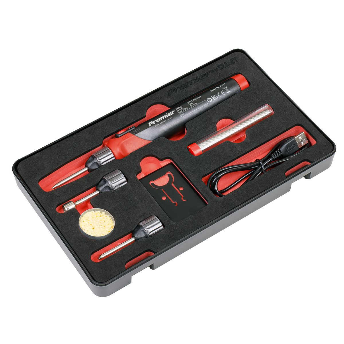 Premier Rechargeable Soldering Iron Kit 30W
