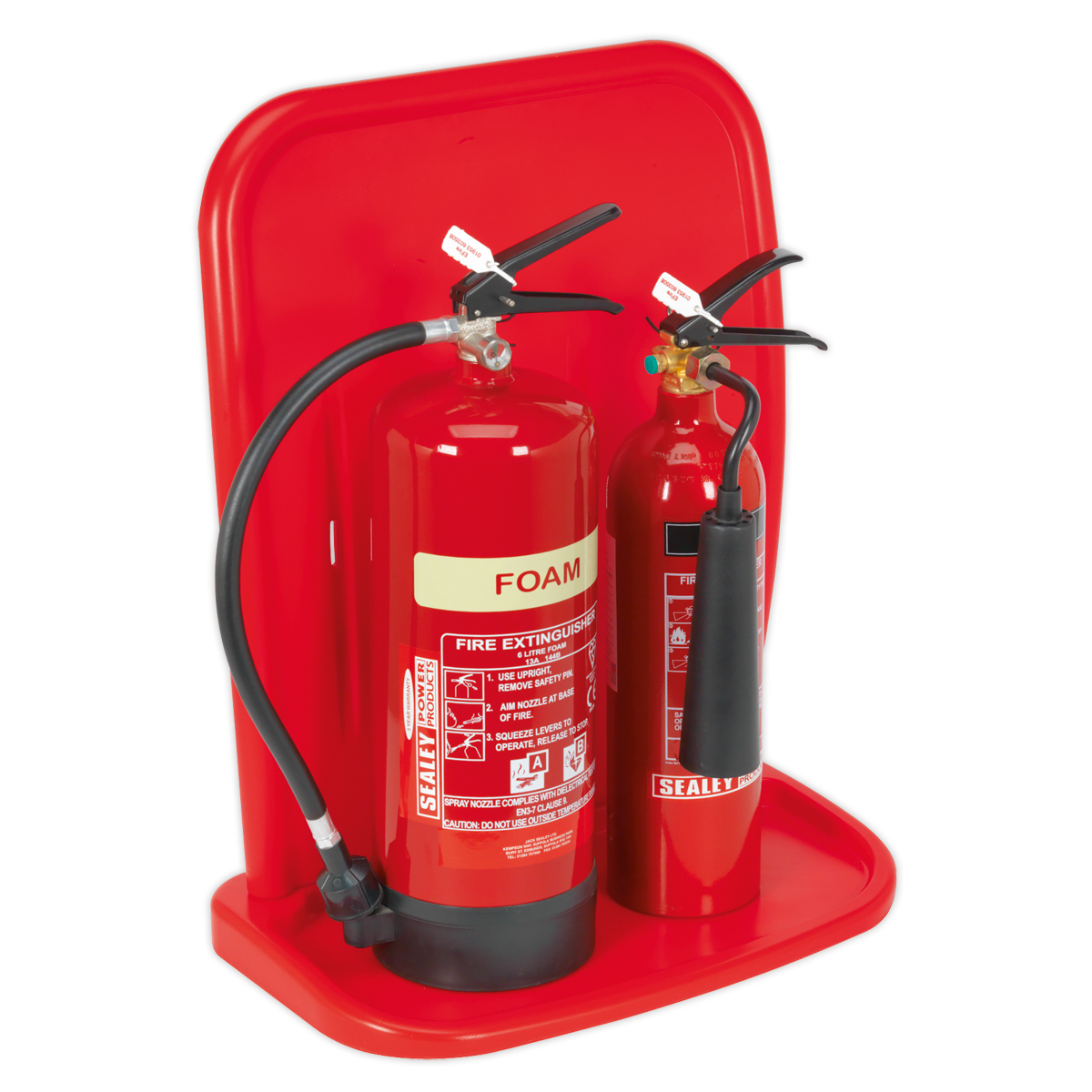 Fire Extinguisher Stand - Double