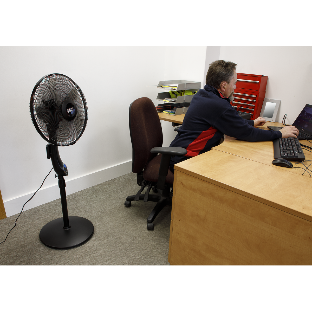 Quiet High Performance Oscillating Pedestal Fan 16"