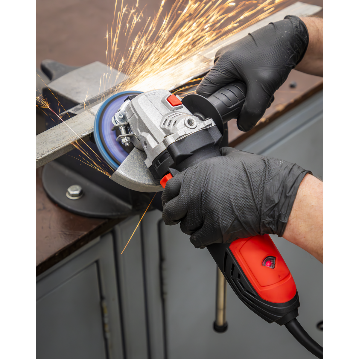 125mm Angle Grinder with Schuko Plug 1000W/230V