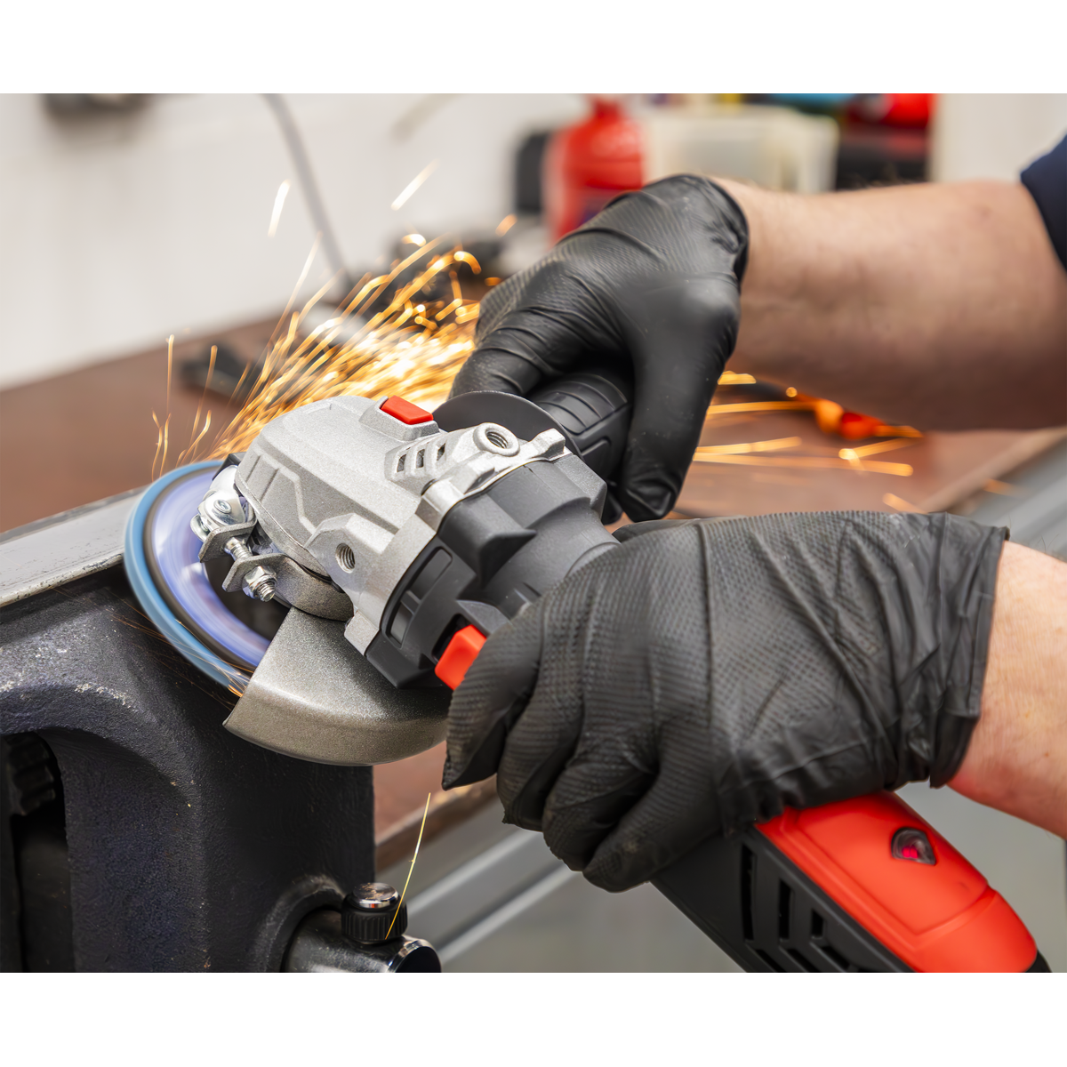 125mm Angle Grinder with Schuko Plug 1000W/230V