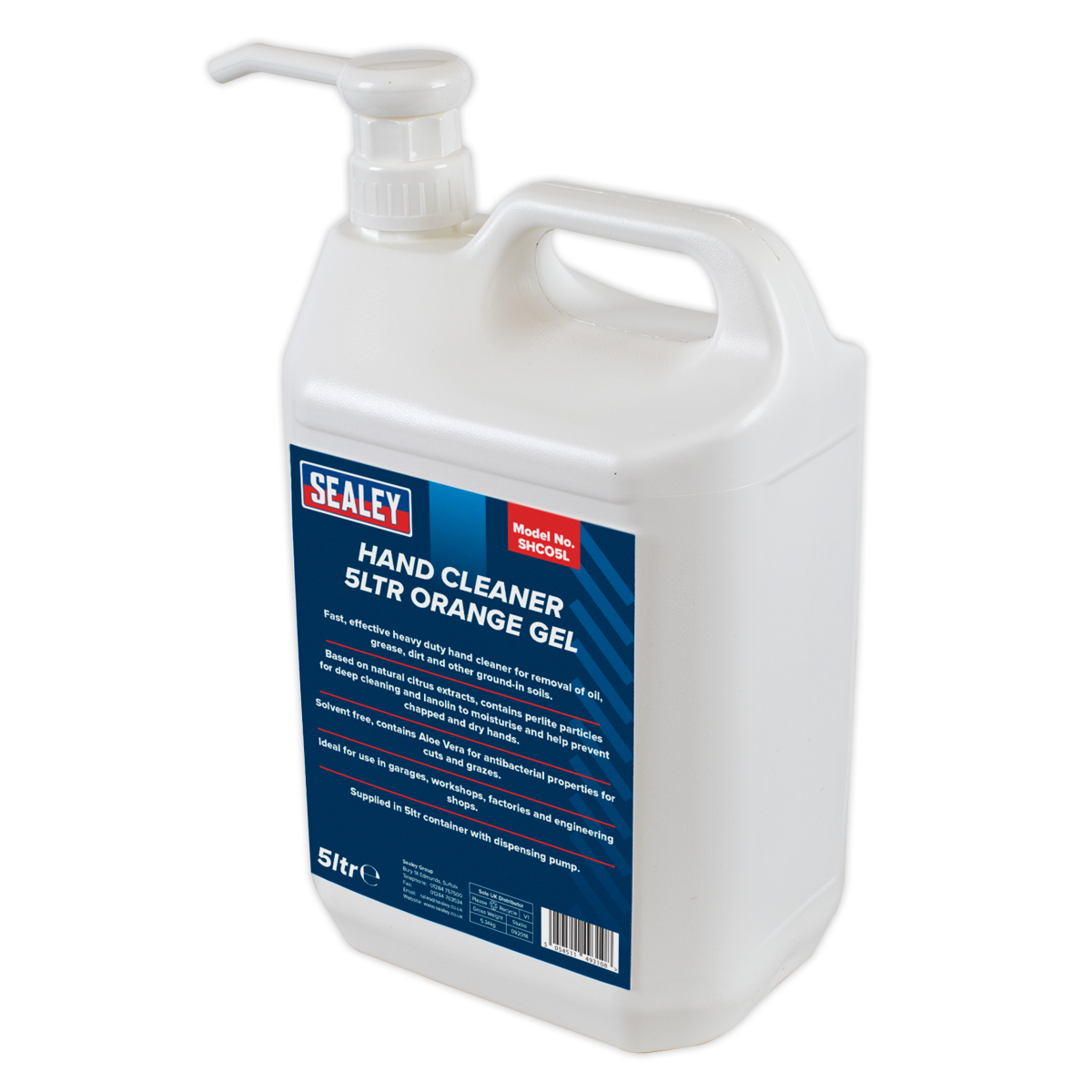 Orange Gel Hand Cleaner 5L