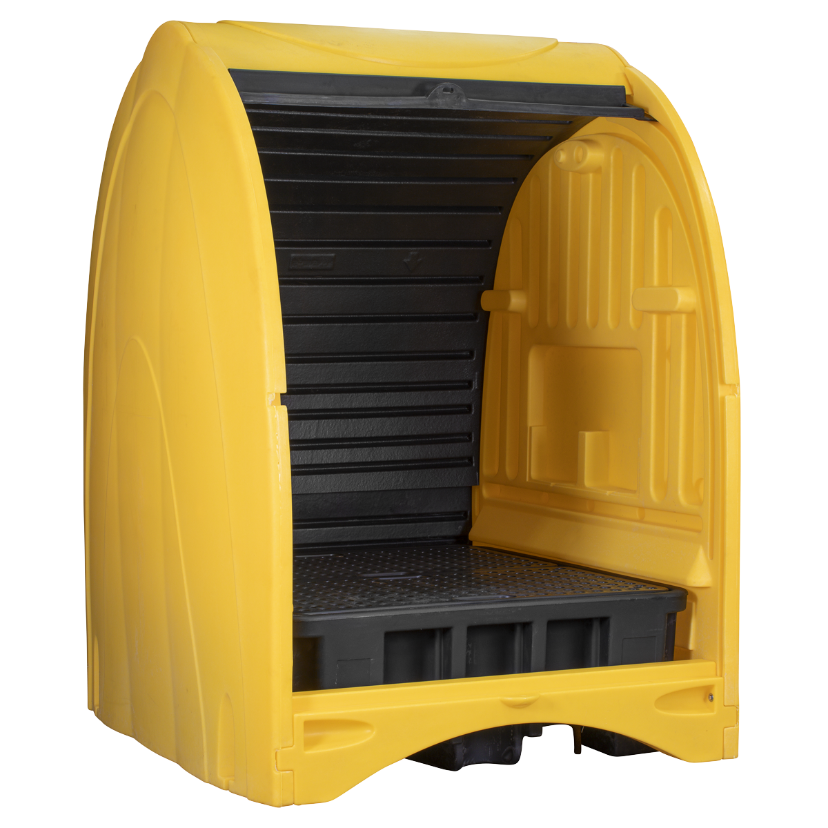 4 Drum Spill Pallet with Hardcover 485L Capacity