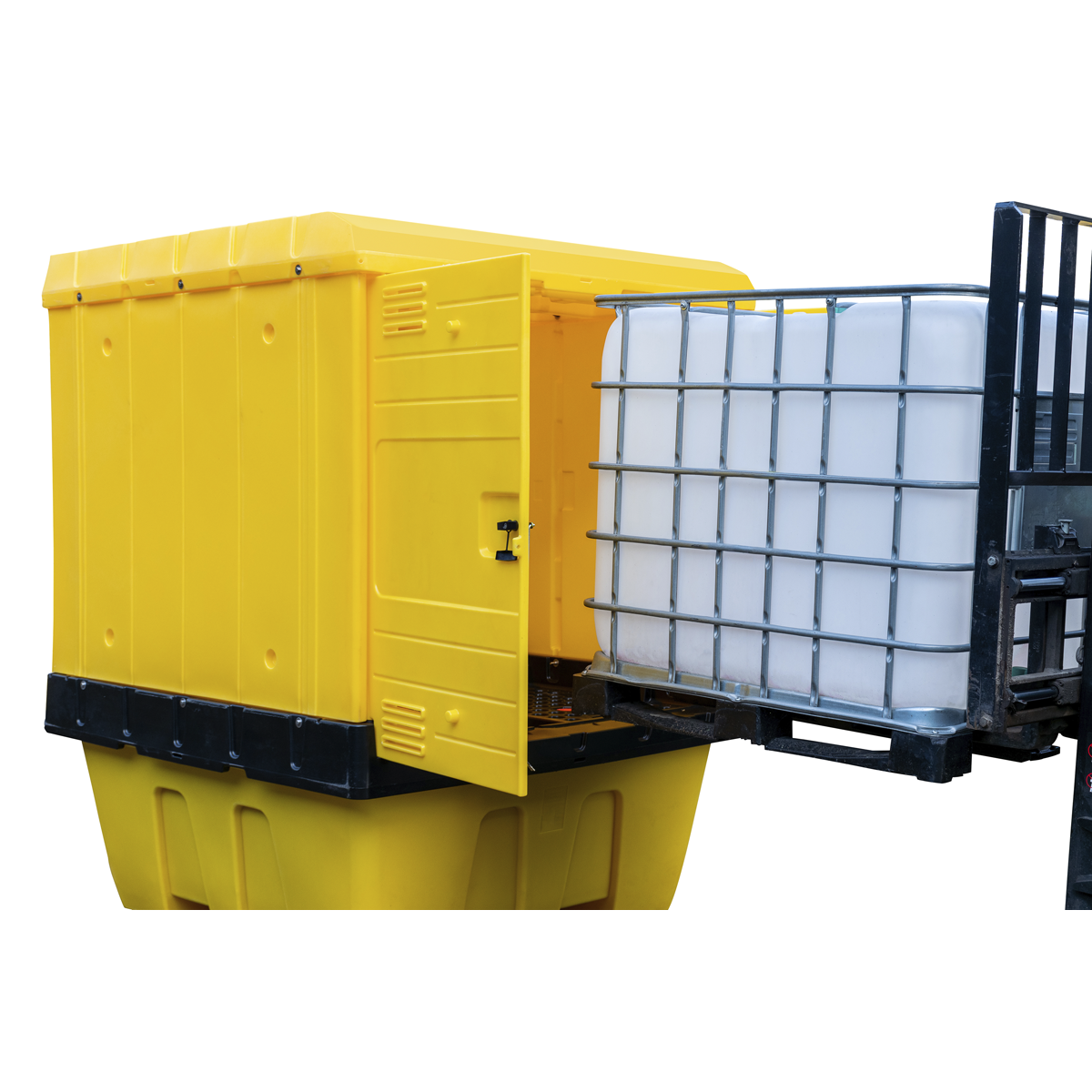 IBC Spill Pallet with Weathertight Hardcover