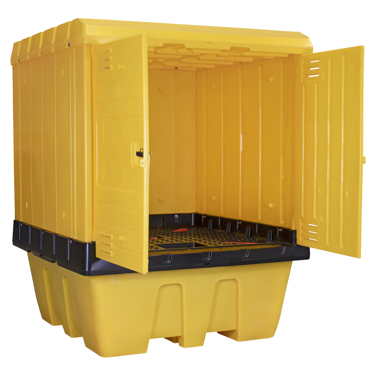 IBC Spill Pallet with Weathertight Hardcover