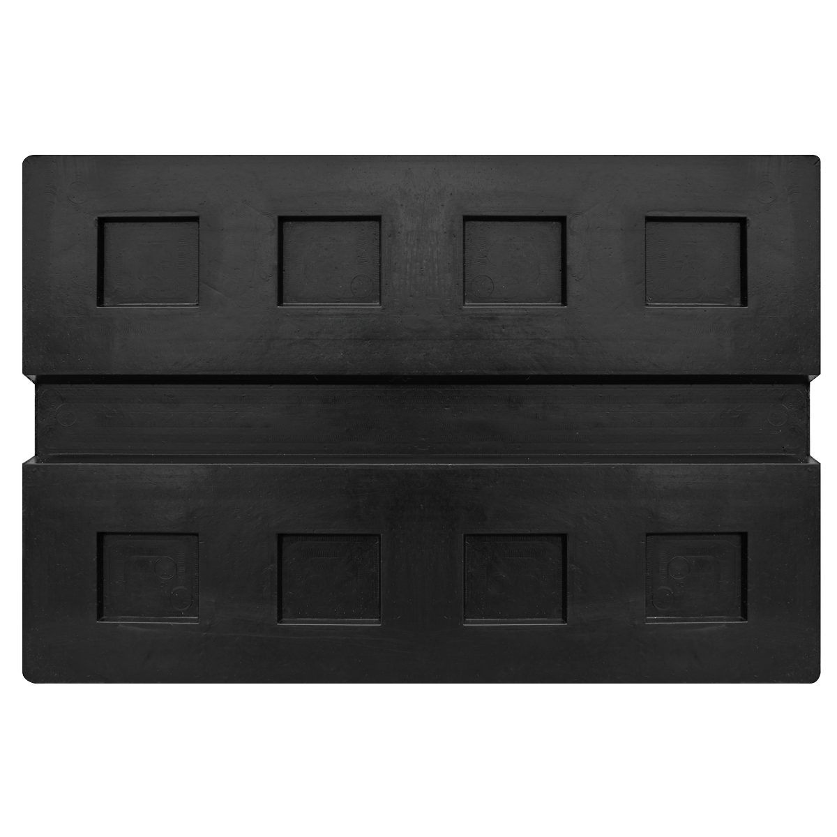 Slotted Rubber Support Block for Viking Jacking Beams 80mm