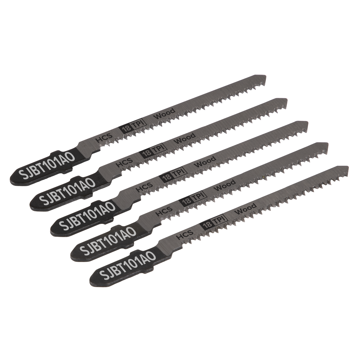Jigsaw Blade for Hard Wood 83mm 18tpi - Pack of 5