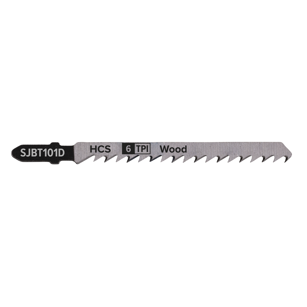 Jigsaw Blade for Hard Wood 100mm 6tpi - Pack of 5