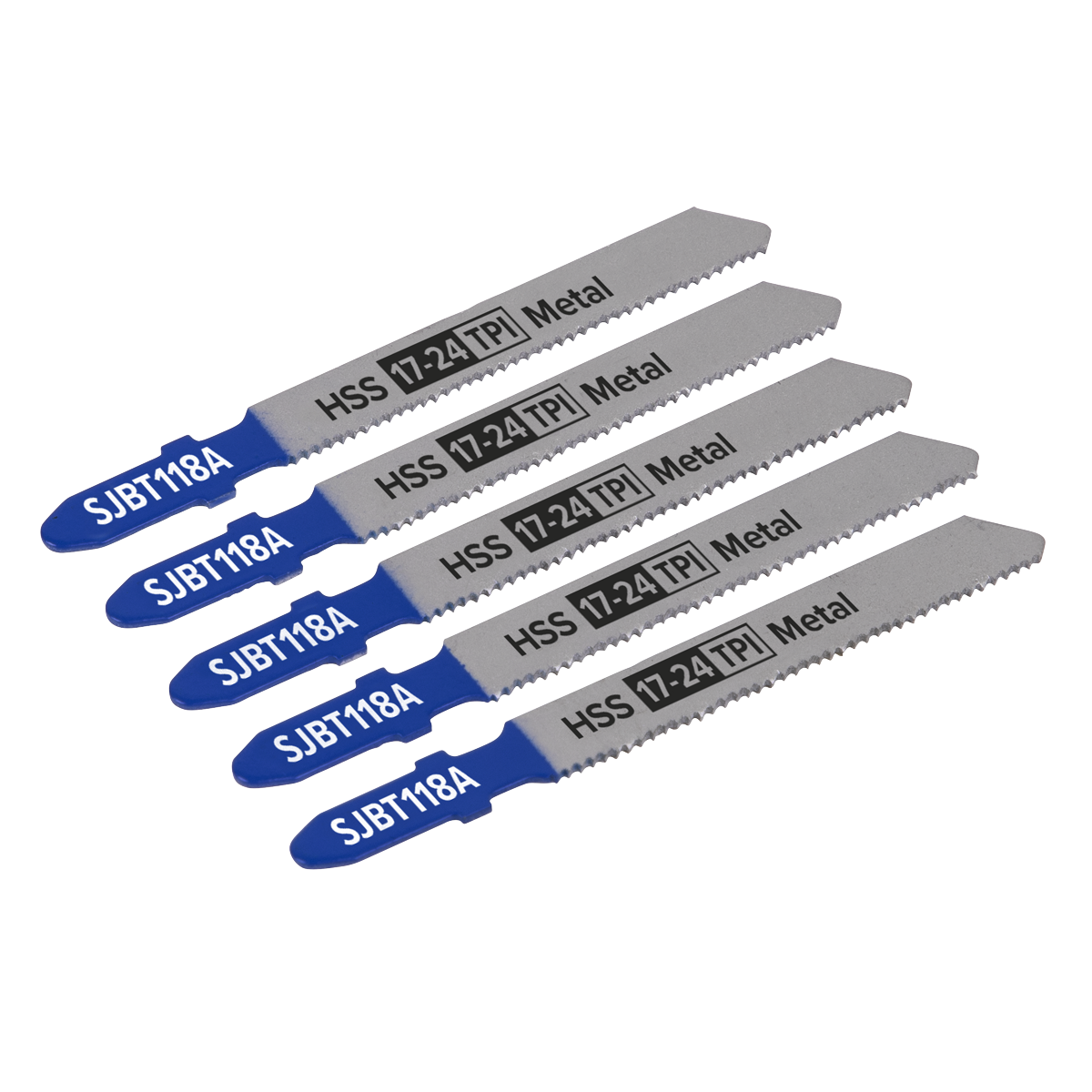 Jigsaw Blade for Metal 92mm 17-24tpi - Pack of 5
