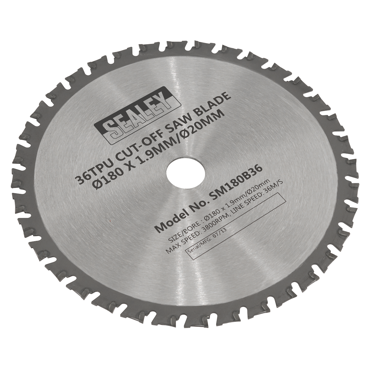 Cut-Off Saw Blade 180 x 1.9mm/20mm 36tpu